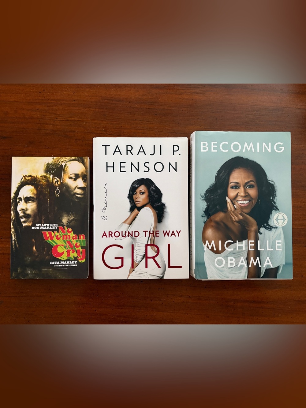 📚 Becoming, Around the Way Girl & No Woman No Cry Book Bundle